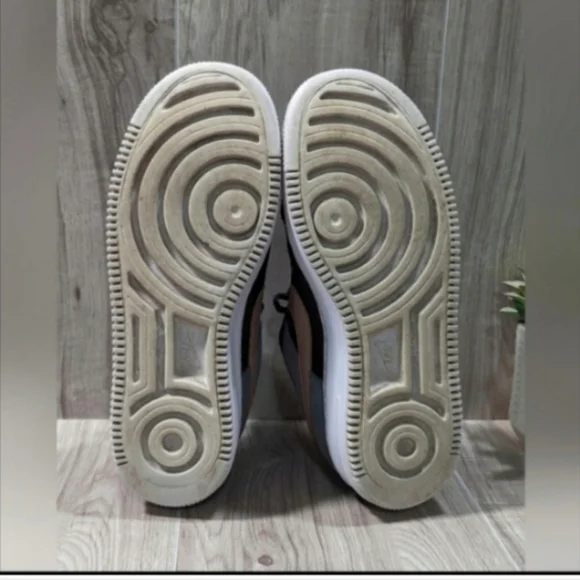 Women's NIKE Air Force 1 "SHADOW" Size 8.5 Black Leather Low Top Sneakers - Picture 12 of 12